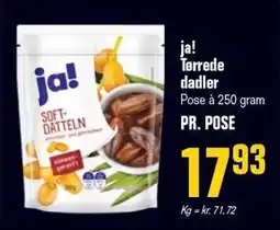 Poetzsch Padborg ja! Tørrede dadler 250 g tilbud