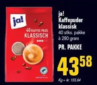 Poetzsch Padborg ja! Kaffepuder klassisk tilbud