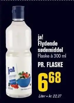 Poetzsch Padborg ja! Flydende sødemiddel 300 ml tilbud