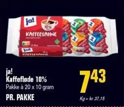 Poetzsch Padborg ja! Kaffefløde 10% tilbud