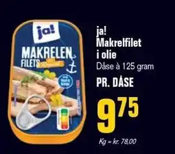 Poetzsch Padborg ja! Makrelfilet i olie tilbud