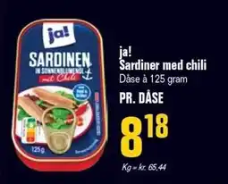 Poetzsch Padborg ja! Sardiner med chili tilbud