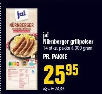 Poetzsch Padborg ja! Nürnberger grillpølser tilbud