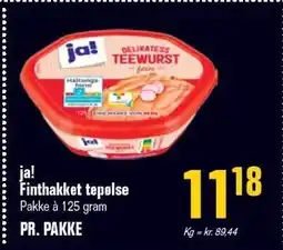 Poetzsch Padborg ja! Finthakket tepølse tilbud