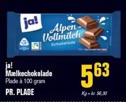 Poetzsch Padborg ja! Mælkechokolade tilbud