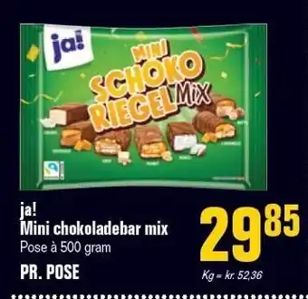 Poetzsch Padborg ja! Mini chokoladebar mix tilbud