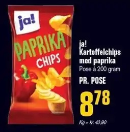 Poetzsch Padborg ja! Kartoffelchips med paprika tilbud