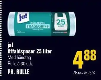 Poetzsch Padborg ja! Affaldsposer 25 liter tilbud