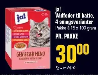 Poetzsch Padborg ja! Vådfoder til katte, 4 smagsvarianter tilbud