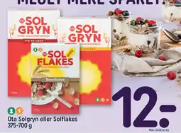 REMA 1000 OTA Solgryn eller Solflakes tilbud