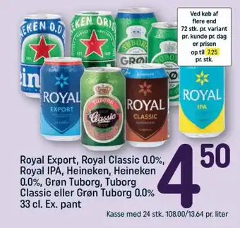 REMA 1000 ROYAL Export, Royal Classic 0.0% tilbud