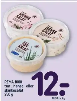 REMA 1000 REMA 1000 tun-, hønse- eller skinkesalat tilbud