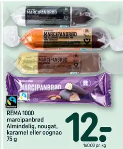 REMA 1000 REMA 1000 marcipanbrød Almindelig, nougat, karamel eller cognac tilbud