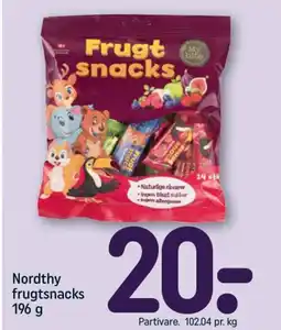 REMA 1000 NORDTHY frugtsnacks tilbud