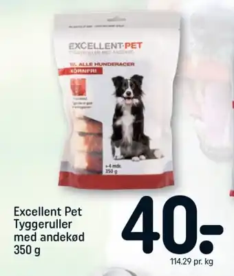 REMA 1000 EXCELLENT PET Tyggeruller med andekød tilbud