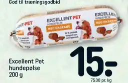 REMA 1000 EXCELLENT PET Hundepølse tilbud