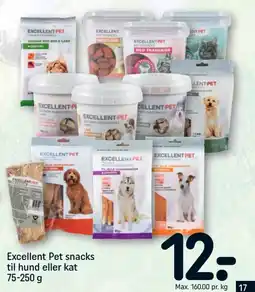 REMA 1000 EXCELLENT PET snacks til hund eller kat tilbud