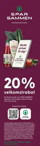 SPAR SPAR SAMMEN - 20% VELKOMSTRABAT tilbud