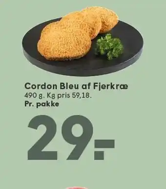 SPAR Cordon Bleu af Fjerkræ tilbud