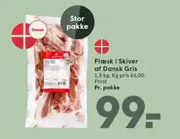 SPAR Flæsk i Skiver af Dansk Gris tilbud