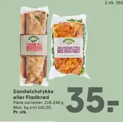 SPAR Sandwichstykke eller Fladbrød tilbud