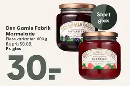 SPAR Den Gamle Fabrik Marmelade tilbud