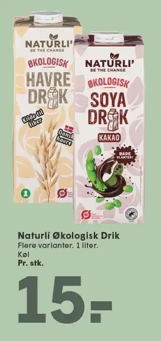 SPAR Naturli' Økologisk Drik tilbud