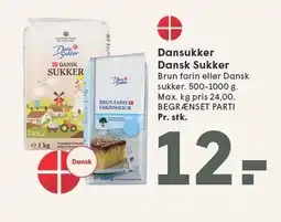 SPAR Dansukker Dansk Sukker tilbud