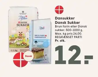 SPAR Dansukker Dansk Sukker tilbud