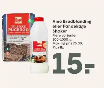 SPAR Amo Brødblanding eller Pandekage Shaker tilbud