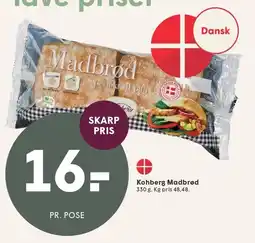 SPAR Kohberg Madbrød 330 g tilbud