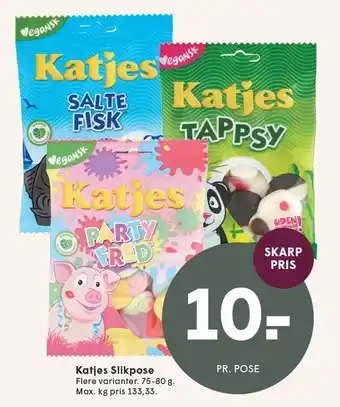 SPAR Katjes Slikpose 75-80 g tilbud