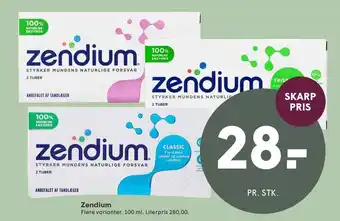 SPAR Zendium 100 ml tilbud