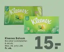 SPAR Kleenex Balsam 8-64 stk tilbud