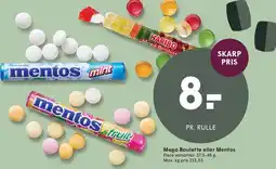 SPAR Mega Roulette eller Mentos tilbud