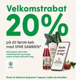 SPAR Velkomstrabat 20% tilbud