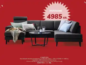 Daells Bolighus U-SHAPE SOFA tilbud