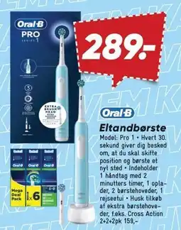 Bilka ORAL-B Eltandbørste tilbud