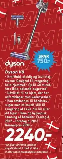 Bilka Dyson V8 tilbud