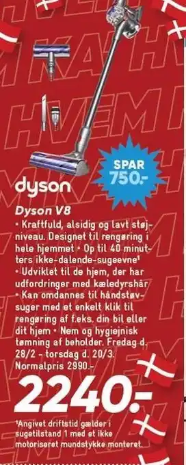 Bilka Dyson V8 tilbud