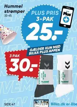 Bilka Hummel strømper tilbud