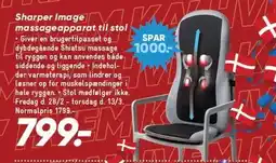 Bilka Sharper Image massageapparat til stol tilbud