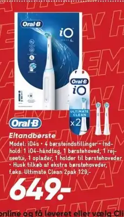 Bilka ORAL-B Eltandbørste tilbud