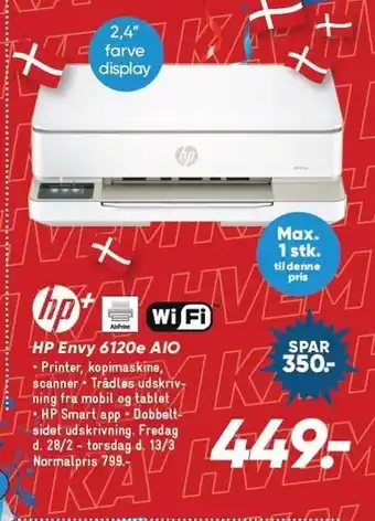 Bilka HP Envy 612e AIO tilbud