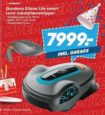 Bilka Gardena Sileno Life smart Lona robotplæneklipper tilbud