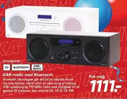 Bilka PROSONIC DAB-radio med Bluetooth tilbud