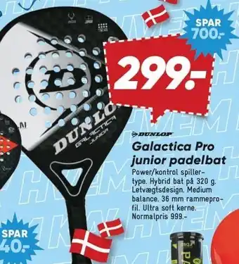 Bilka Galactica Pro junior padelbat tilbud