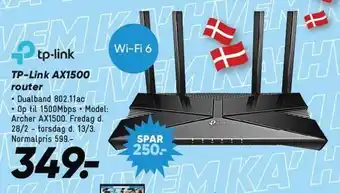 Bilka TP-Link AX1500 router tilbud