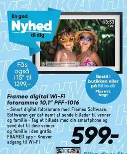 Bilka Frameo digital Wi-Fi fotoramme tilbud