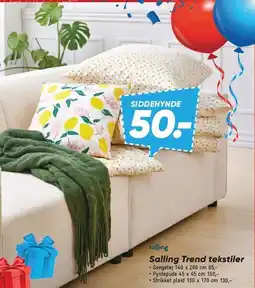 Bilka Salling Trend tekstiler tilbud